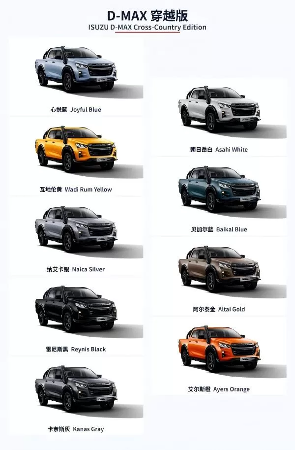 Isuzu D-MAX Cross-Country 3.0T 4X4 Pick-up diesel de Chine